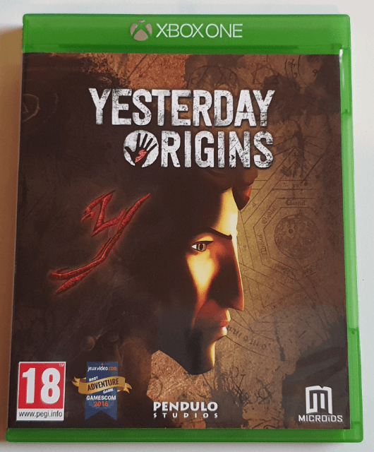 Yesterday Origins box art for Xbox One